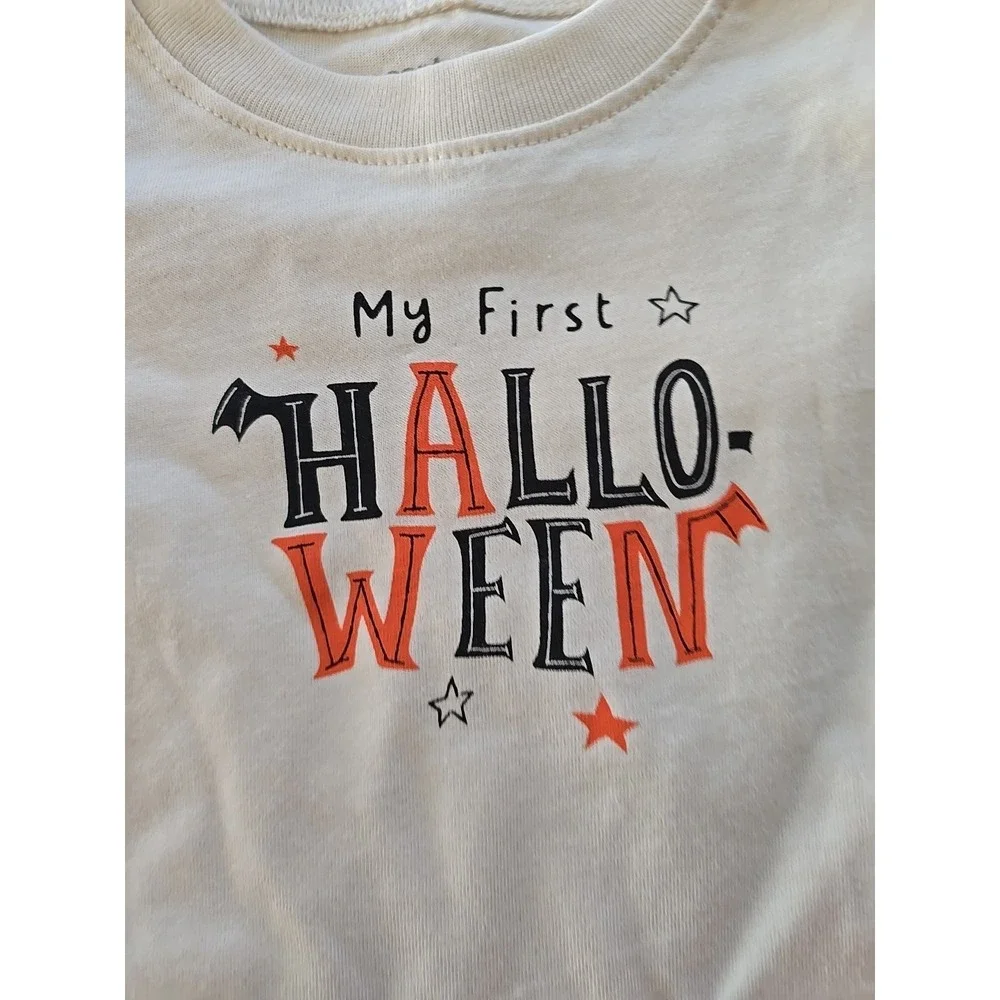 Nwt Carters Baby Boy 6 Months Pumpkin 1st Halloween Outfit Pants‎ Bodysuit Fall